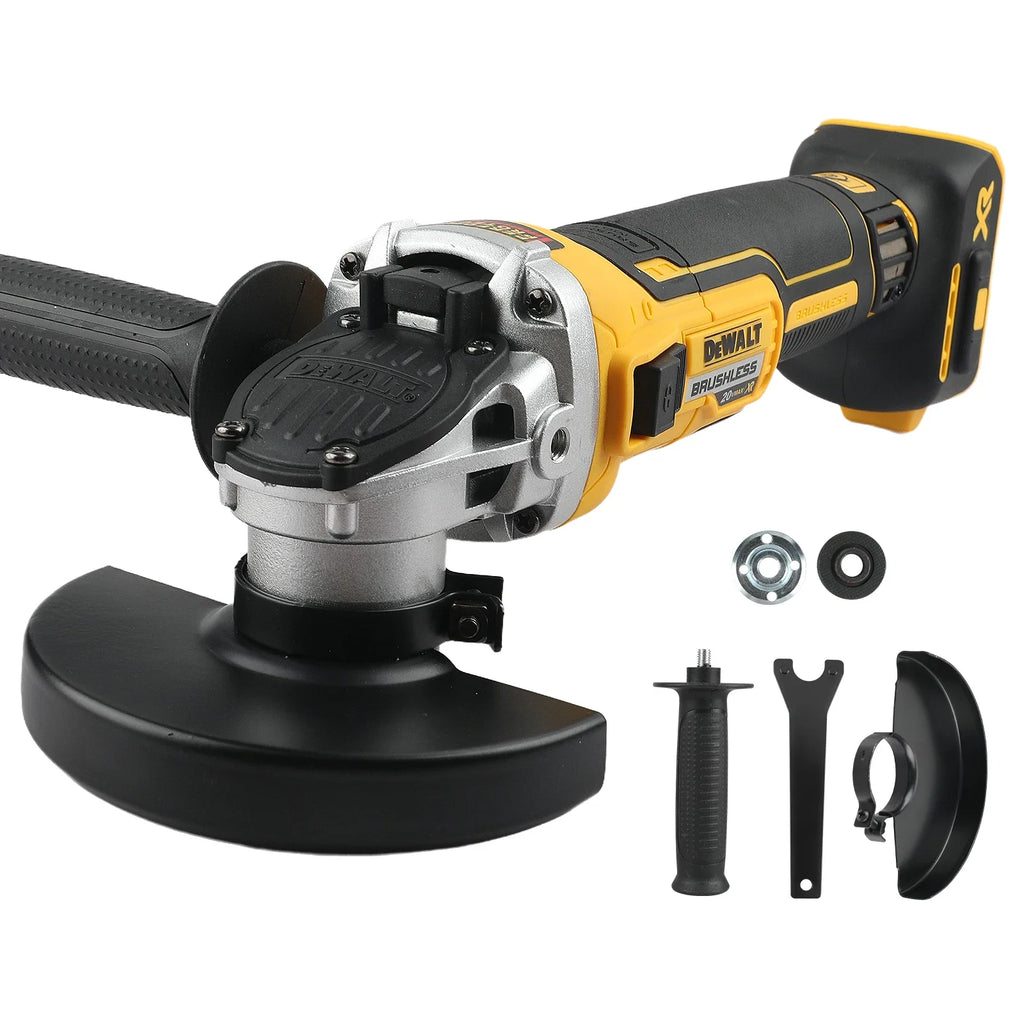 DEWALT DCG405 125mm flat head angle grinder bare machine tool cutting machine 18V lithium battery brushless tools