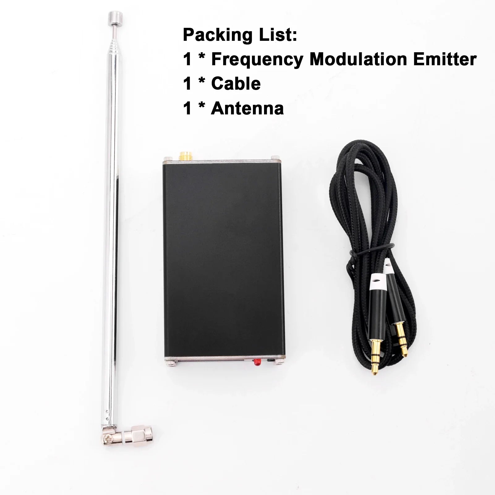 2km 0.5W FM Transmitter 76M-108Mhz Digital Display Stereo FM Transmit TYPE-C USB Churches CAR Radio Broadcast Campus Station