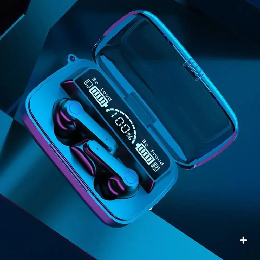Original M19 TWS Earphone Intelligente Touch Control Wireless Bluetooth-compatible Headphones Waterproof LED Display With Mic