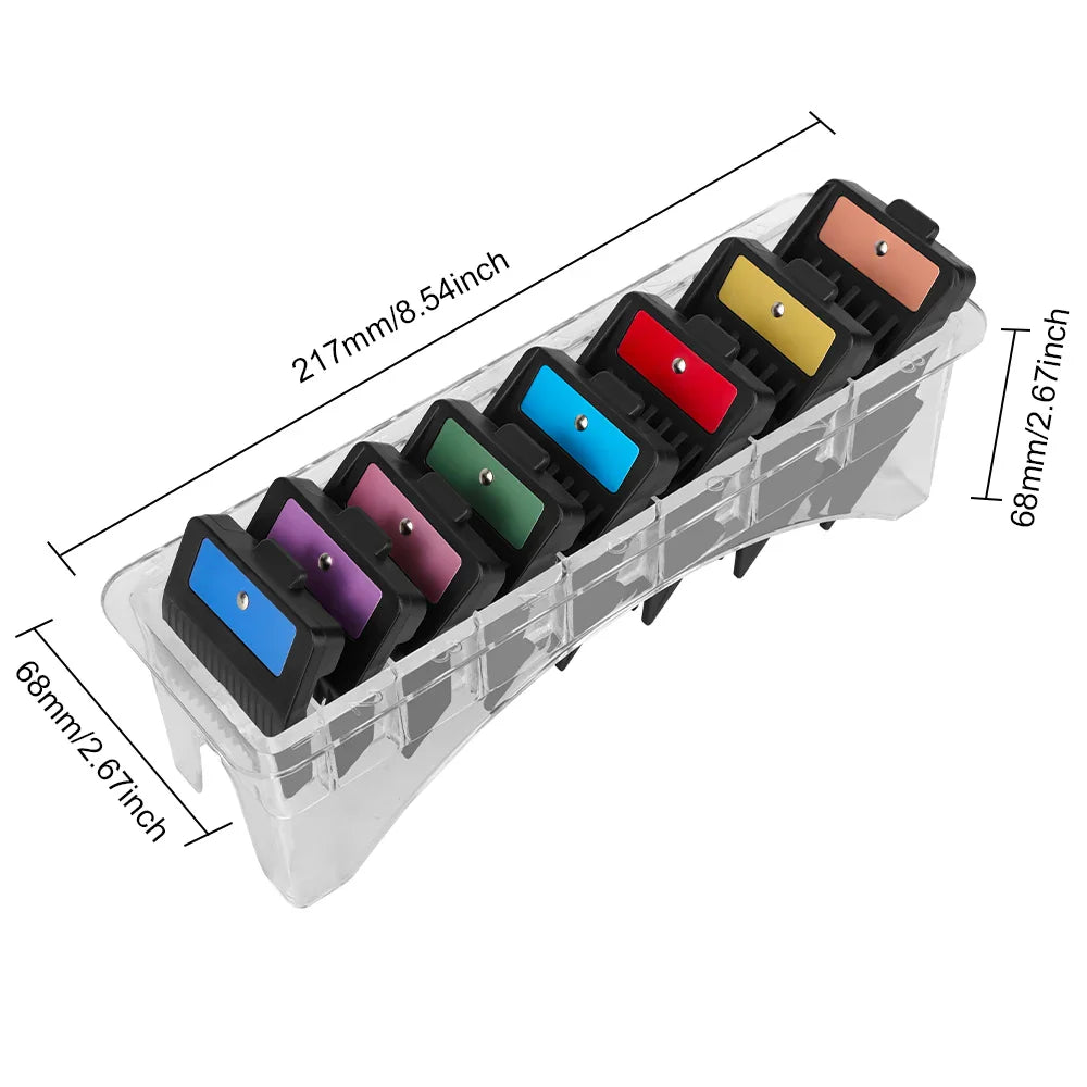 New Version Clipper Guards Set Compatible with Most Wahl Clippers with Holder Clipper Professional Hair Clipper Combs Guides
