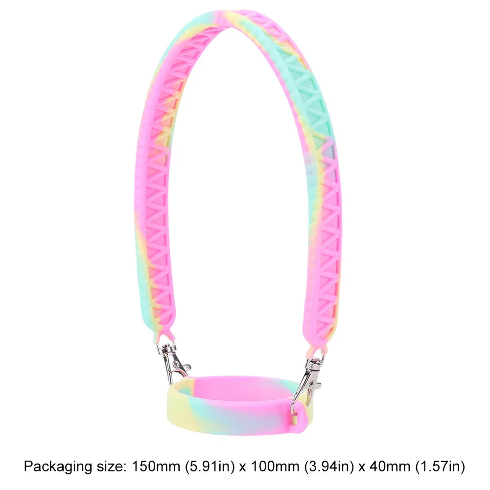 40oz Neoprene Water Bottle Carrier Bag For Stanley Quencher Cup Sleeve with Adjustable Shoulder Strap Water Bottle Holder Pouch
