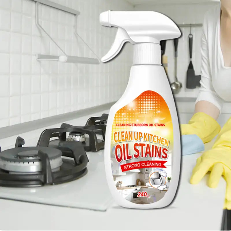 Heavy-duty Grease Cleaner Mild Formula&Fast Breakdown Strong Cleaning Clean Up Kitchen Oil Stain Cleaner for Range Hoods Stoves