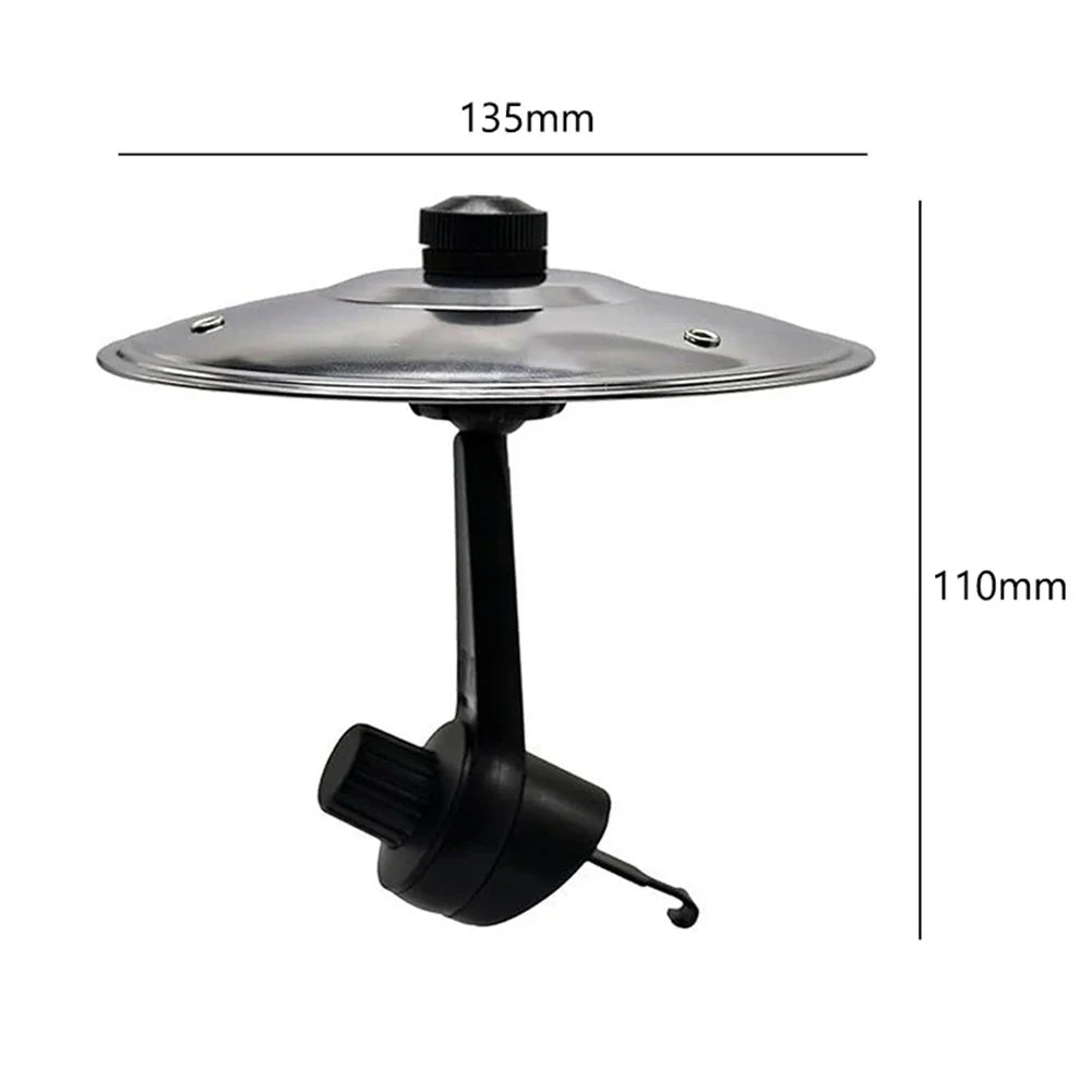 2/1PC Vehicles Musical Saucer Car Crash Cymbal Alloy Car Crash Drums Cymbal Air Vent Drum Mini Drum Clip-On Mini for Music Vent