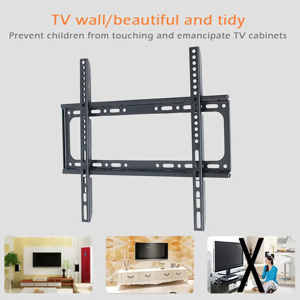 Universal TV Wall Mount Bracket for Most 26-63 Inch LED Plasma TV Mount up to VESA 400x400mm and 110 LBS Loading Capacity