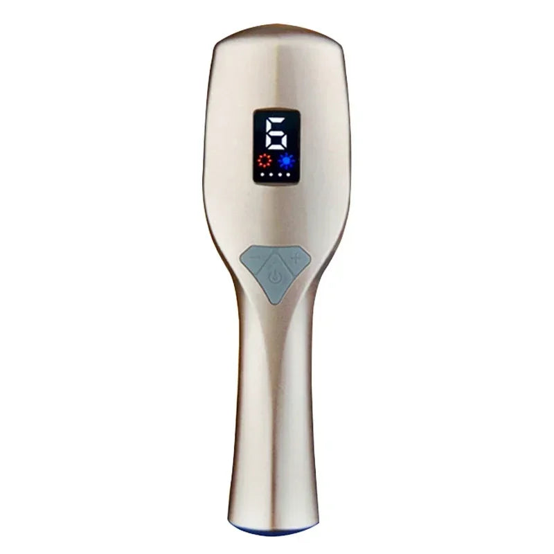EMS Laser Vibration Scalp Massage Comb Light Therapy Head Stress Relif Massage Comb Anti Hair Loss Anion Spray Hair Growth Brush