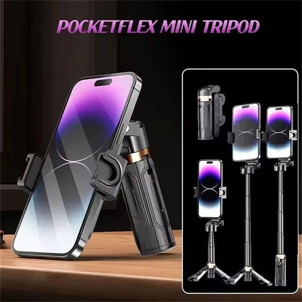 Roreta 2025 New Mobile selfie stick handle, tripod photography tool handheld stabilizer shooting assistant travel portable stand