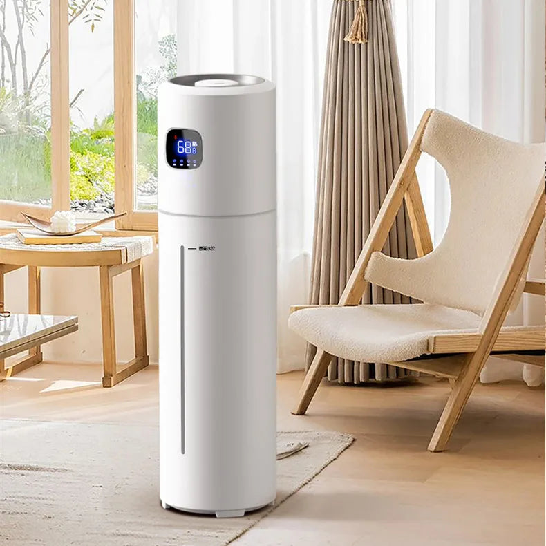 12L Cool Mist Humidifier, Ultrasonic Quiet Operation, Top Fill Design for Large Room Bedroom Office, BPA-Free & Easy Clean