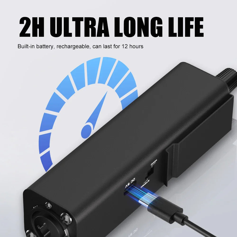 Headphone Amplifier G-MARK P3 Personal In-Ear Monitor Amplifier Stereo/Mono For Musicians DJ Stage Built-in Lithium Battery