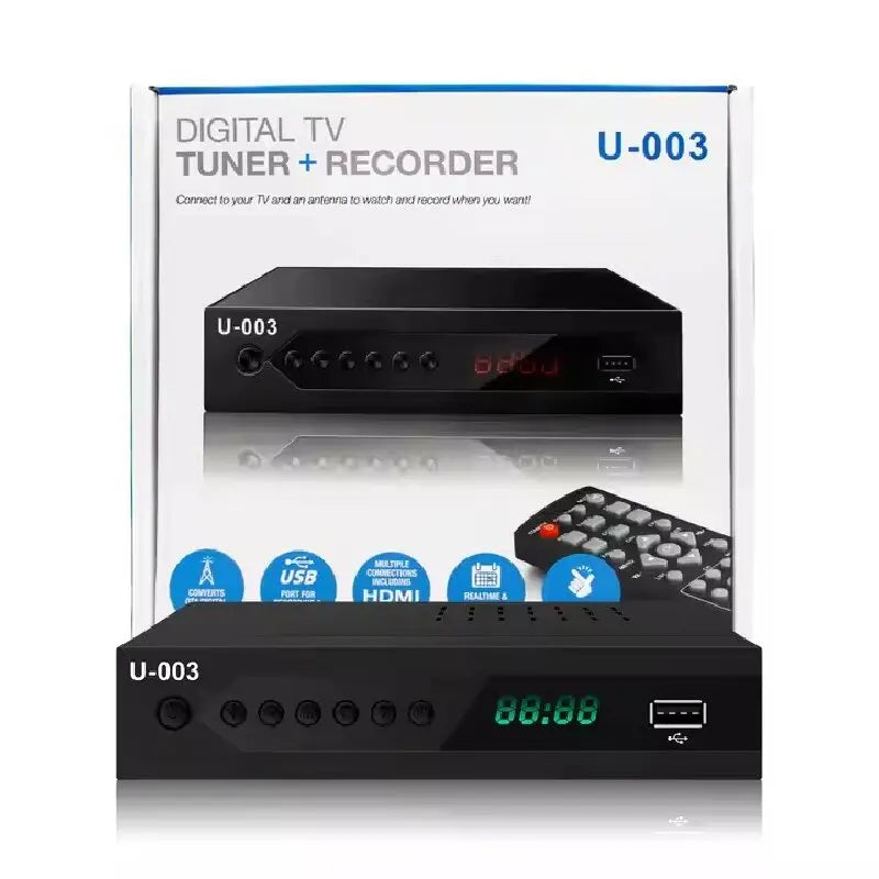 UBISHENG ATSC Digital TV Free Digital Channels Converter Box Digital Terrestrial Set Top Box with HD Output HDTV TV Tuner