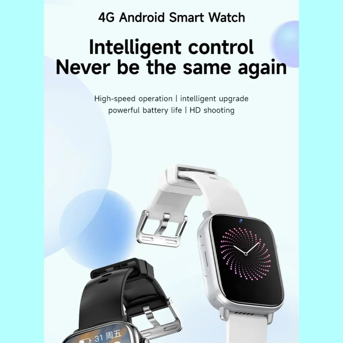 New 4G 5G smartwatch I1 Wifi GPS 1.99 inch HD screen HD dual camera SIM card APP download Sport Android Men Women Smartwatch
