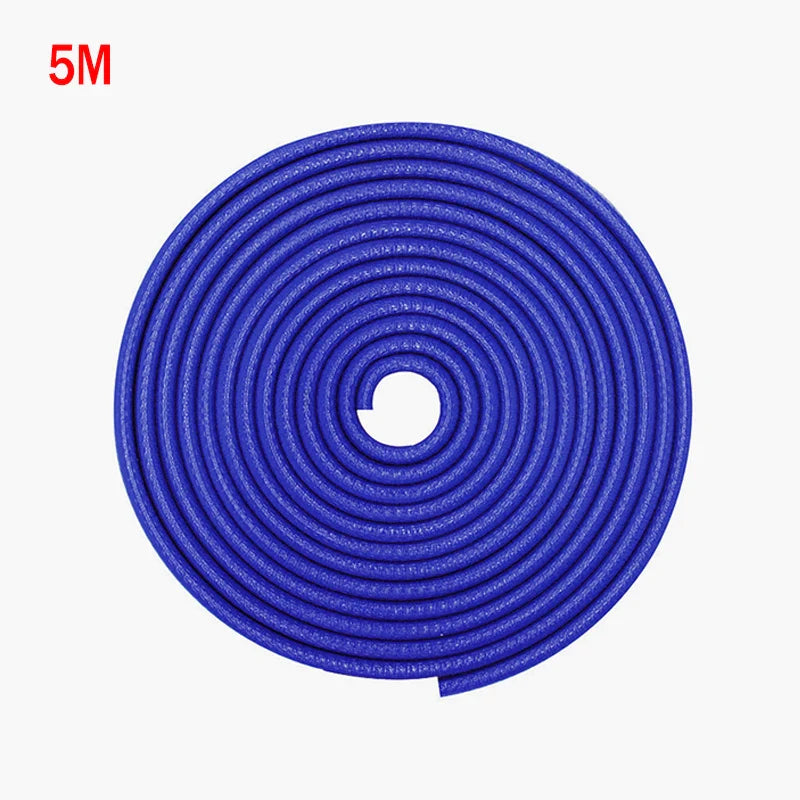 5/10M Car Door Protector Edge Scratch Strip Universal Car Door Noise reduction Anti Collision Protection With Steel Carstyling