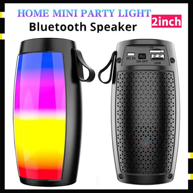 TWS Shocking Heavy Bass Outdoor Portable Wireless Bluetooth Speaker Household Small Speaker High Volume Subwoofer
