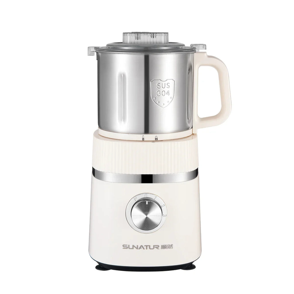 SUNATUR 1.2L Wet Dry Grinder electric coffee grinder Commercial Multifunctional Food processor coffee Bean Spice Milling Machine