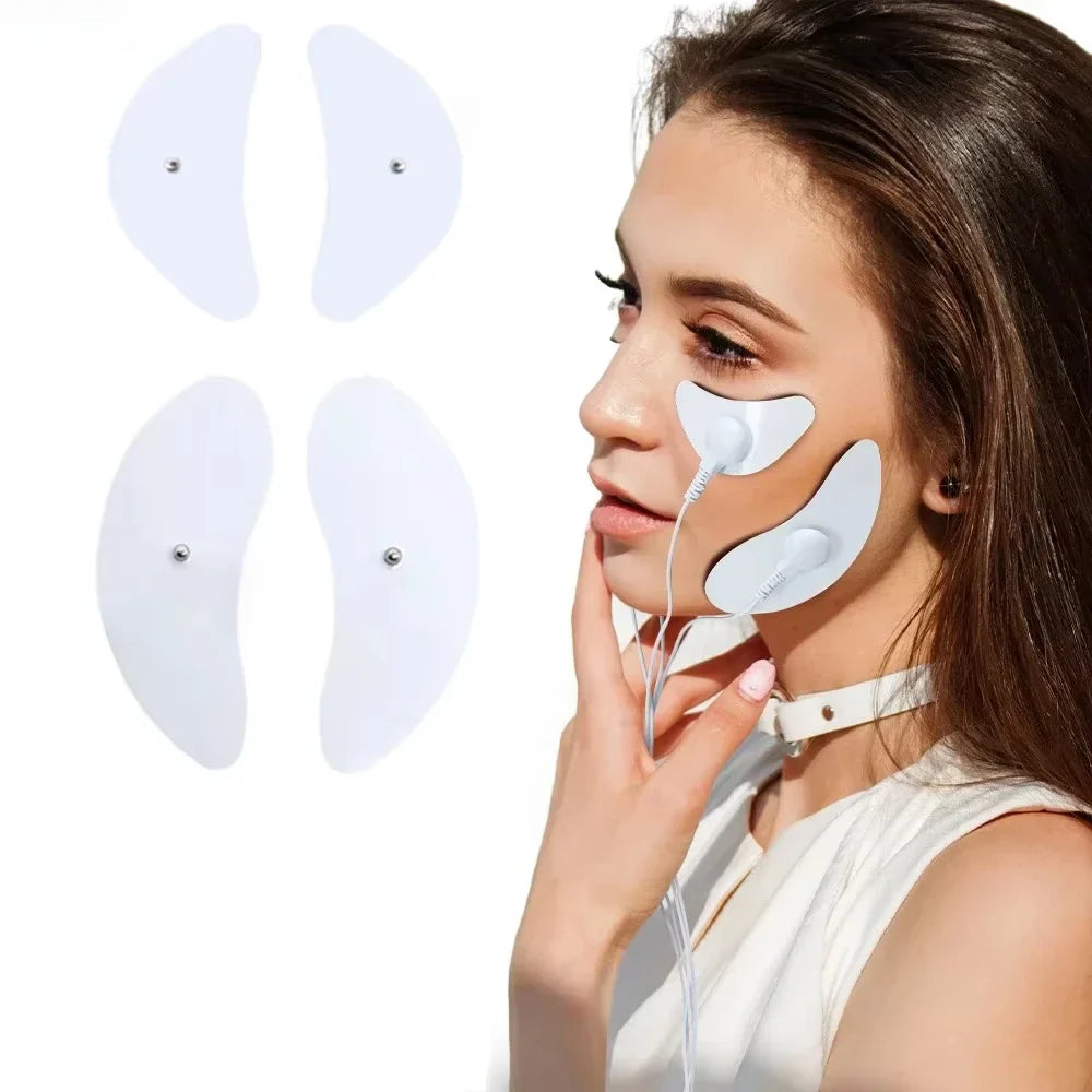 4/16PCS Muscle Stimulator Electrode Pads EMS Muscle Stimulator Electric Massager Replacement Conductive Gel Sticker Health Care