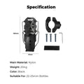 Adaptive Cycling Bottle Holder Universal Motorcycle Cup Holder Shockproof Drink Mount 360 Adjustable Fixed Water Bottle Cages