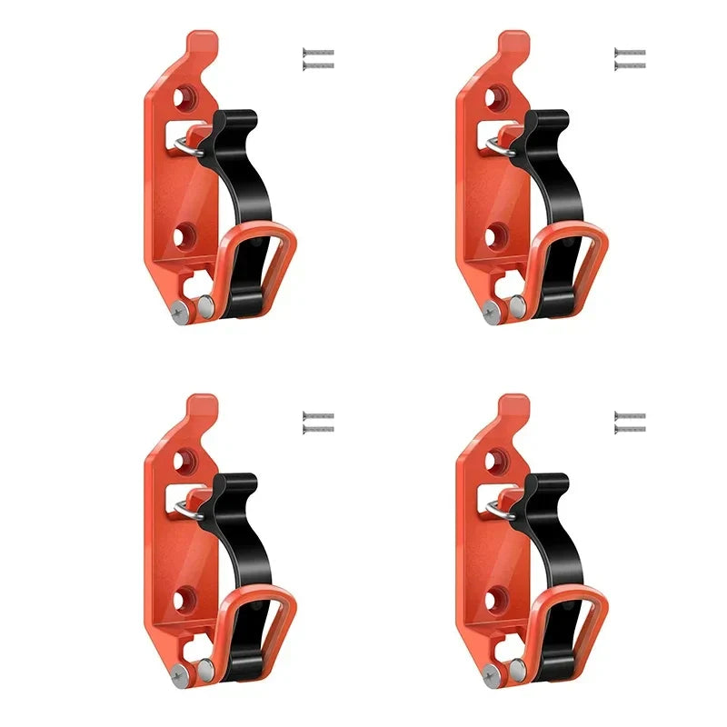 2/4PCS Shovel Holder Car Luggage Rack Holder Tool Quick Release Clamp Shovel Ax Wall Mount Bracket for Car Trailer RV Boat