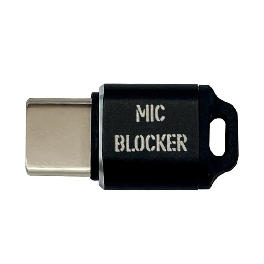 USB C MIC Blockers Lightweight Privacy Protector Multifunction Microphone Sound Security Lock for Laptops Smartphones Tablets