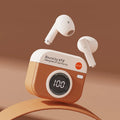 Q86 TWS Wireless Earphone Bluetooth Headphones Sport Stereo Fone Bluetooth Earbuds for Xiaomi Huawei iPhone Retro Camera Style