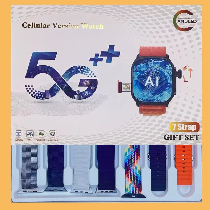4G full network Android smart watch CDS9 with Wifi GPS SIM card Rotating camera Heart rate monitor Sports monitoring Google Play