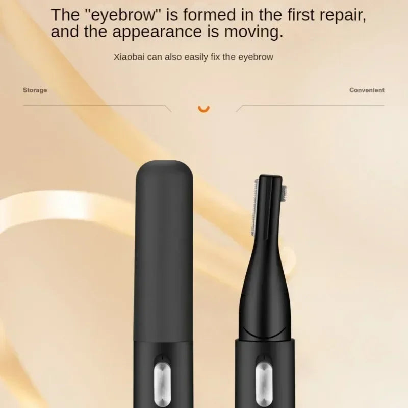 Electric Eyebrow Trimming Tool For Automatic Electric Eyebrow Trimmer Nose Hair Shaving Brush Scraper For Nose Ears and More 1pc