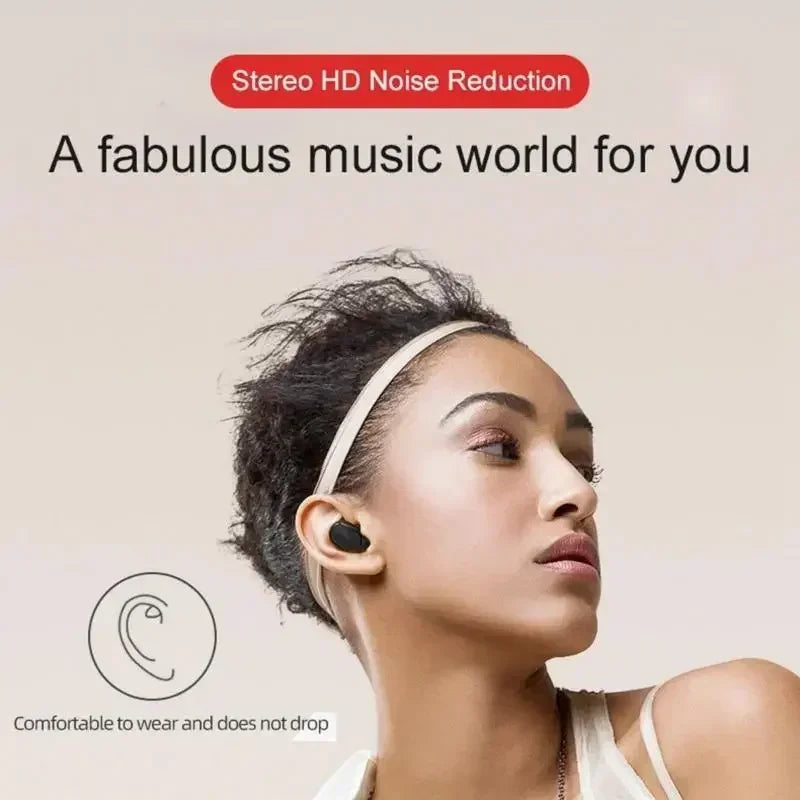 NEW E6S Bluetooth Earphones Wireless bluetooth headset Noise Cancelling Headsets With Microphone Headphones For Xiaomi Redmi