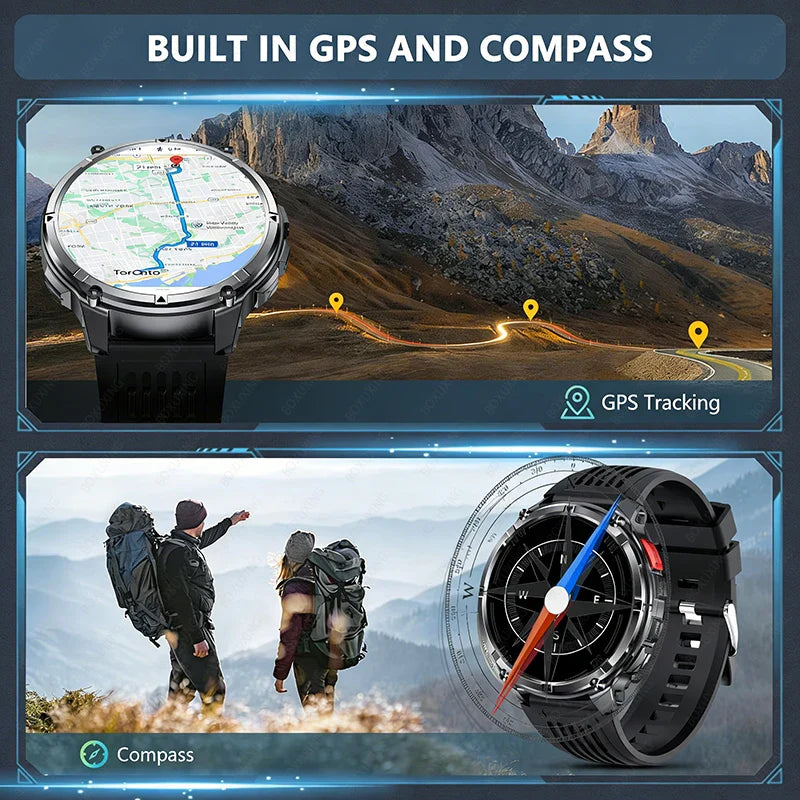 2026 New T-Rex3 Pro GPS Tracker Smartwatch Men 120-Day Standby 1100mAh Clock Rugged Outdoor Sport 10ATM Waterproof Call Watches