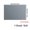 Metal anti glare screen, simple version, 30~133 inches, no need for punching installation, high-definition 4K projection screen