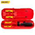 DELI Insulated Screwdriver Household Circuit Tool Insulated Isolated Current Electrician Cross Plate Screwdriver Edge Tool Kit