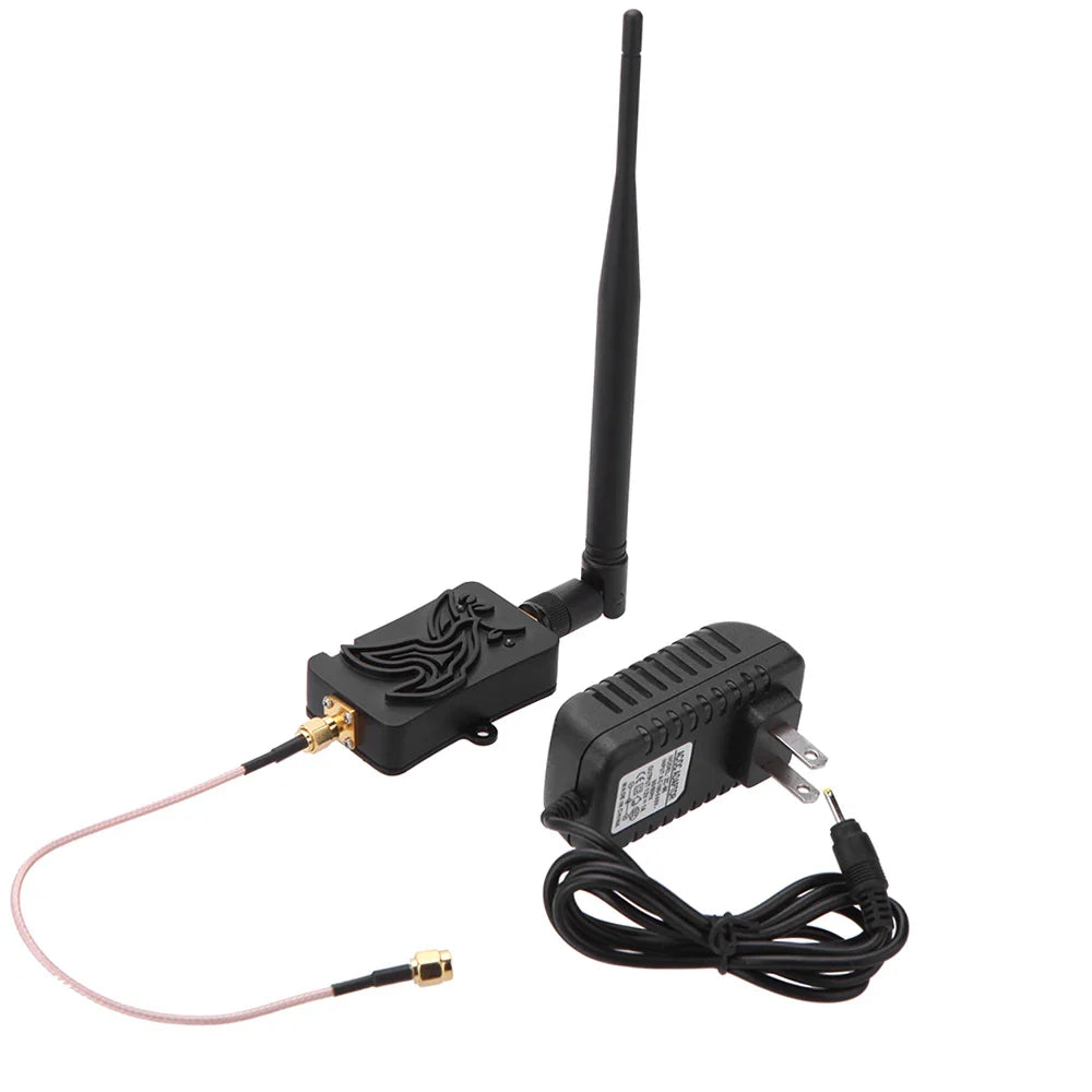 4W 4000mW 802.11b/g/n Wifi Wireless Amplifier Router 2.4Ghz WLAN ZigBee BT Signal Booster with Antenna TDD Computer Accessories
