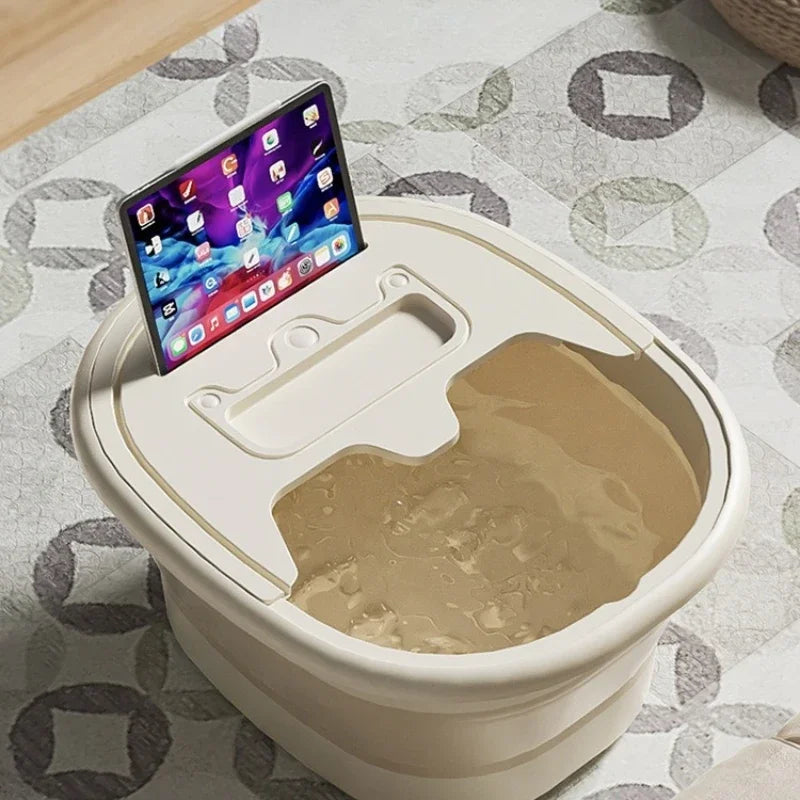 2026 Portable Foldable Foot Bath Tub - Thick Plastic Space-Saving Design, Needed for Home,Bedroom Use - Bathroom Accessories