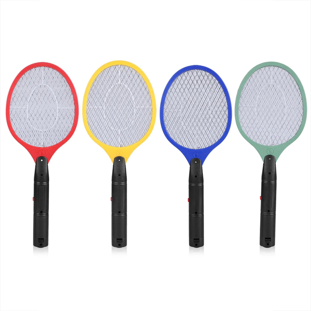Electric Fly Swatter Cordless Battery Power Electric Fly Mosquito Swatter Bug Zapper Racket Insects Killer