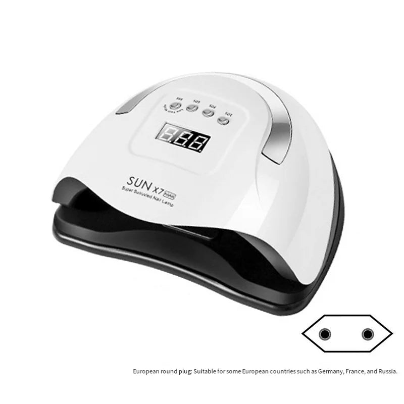 UV Manicure Lamp 110V-240V Induction Drying Lamp Can Be Timed and Quickly Cured Without Blind Spots for Home Use in Nail Salons