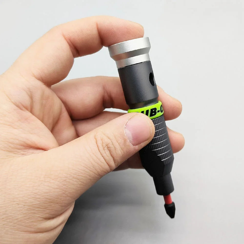 New 2025 Precision Aluminum Alloy Handle for Shank 1/4" Bits Comfortable Mini ScrewDriver 6.35mm Holder Repair Open Tools