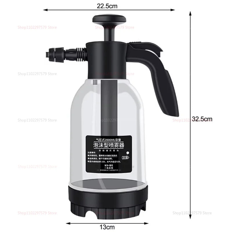 High-pressure car foam spray gun, car washing tools, household handheld car foam spray bottle, multi-functional
