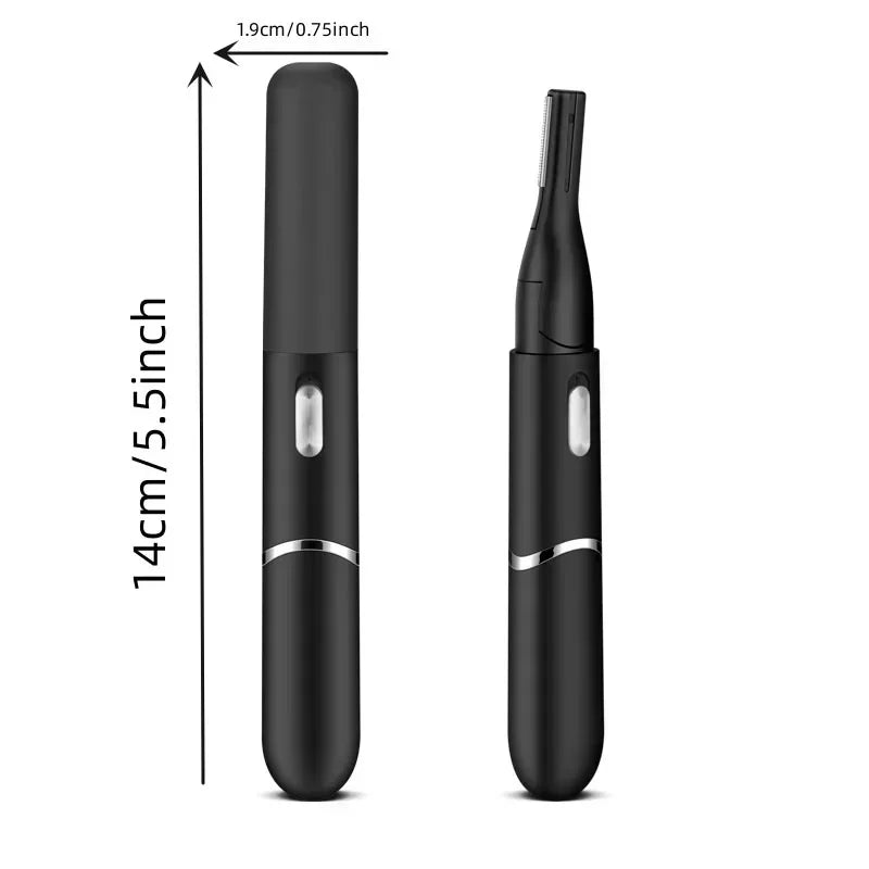 Electric Eyebrow Trimming Tool For Automatic Electric Eyebrow Trimmer Nose Hair Shaving Brush Scraper For Nose Ears and More 1pc
