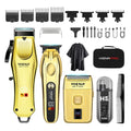 Hair Clippers for Men Professional Cordless Barber Clipper T-Blade Beard/Hair Trimmer Set Electric Razor Foil Shaver Nose Tr