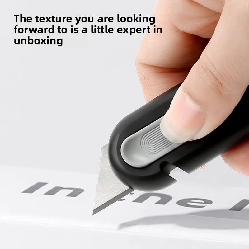 5 pcs Utility Knife Box Cutters Retractable Letter Opener Sharp Cartons Cardboard Razor Knife for House Smooth Mechanism Perfect