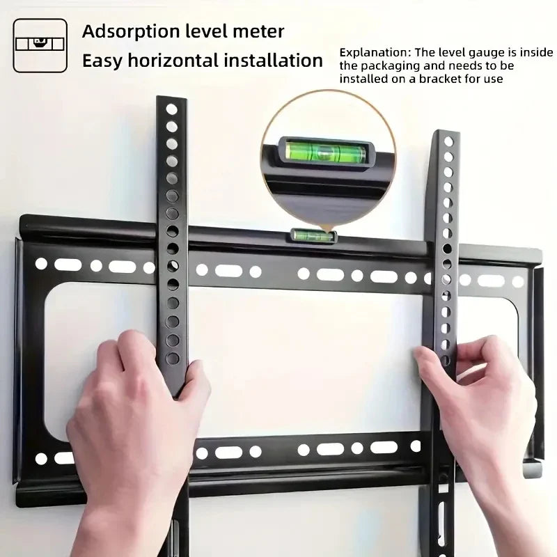 26-63inch TV Wall Mount Bracket Universal TV Mount Monitor Holder Adjustable Low Profile Flat TV Wall Mount for LCD LED Monitor