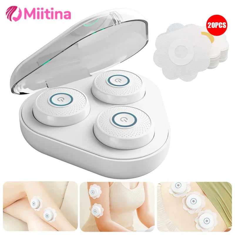 50PCS Intelligent Moxibustion Device Smokeless Intelligent Quick Heat 3 Gears Portable home Relieve Fatigue Pain HealthCare Gift