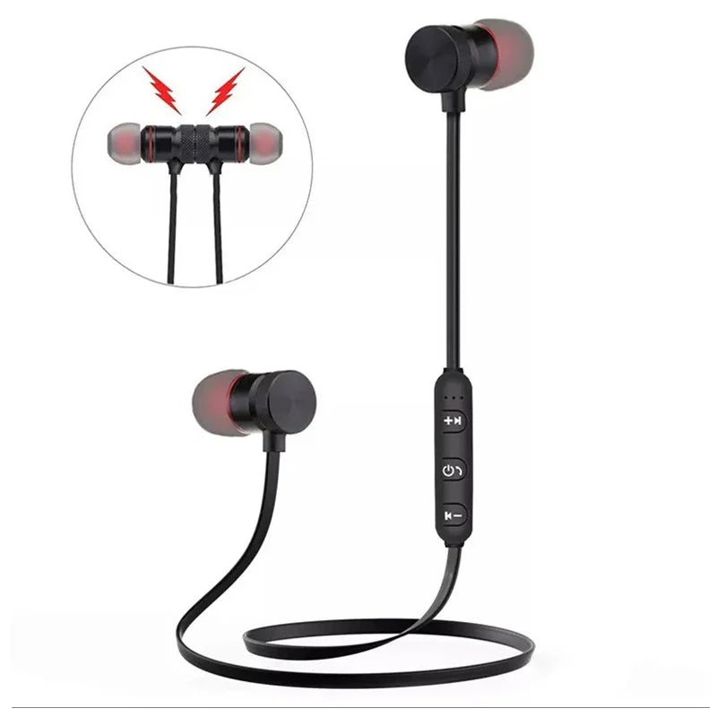 Wireless Bluetooth Headphones Neckband Earphone In Ear Monitor With Mic Long Battery Auriculares High Quality Headset Sport