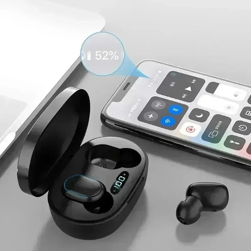 TWS Bluetooth Earphones E7S Wireless Headphones Headset with Mic HiFi Stereo Sport Noise Cancelling Mini Earbuds For Smartphones