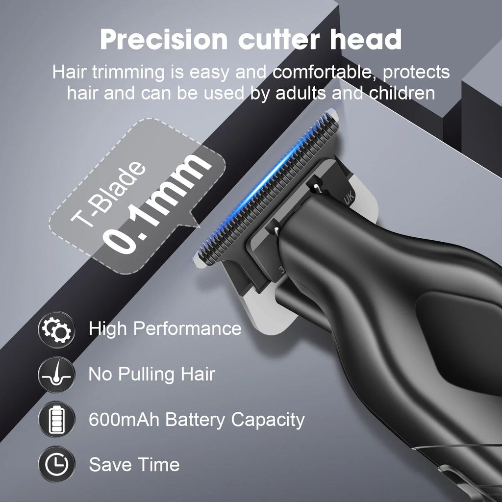 hiena Kemei Hair Trimmer Hair Clipper Professional Barber Trimmer Electric Shaver Hair Cutting Machine Rechargeable Trimmer Men