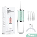 Portable Cordless Teeth cleaning machine Travel Oral Irrigator USB Rechargeable 3 Modes 4 Jet Tips IPX7 Mouth Washing Machine