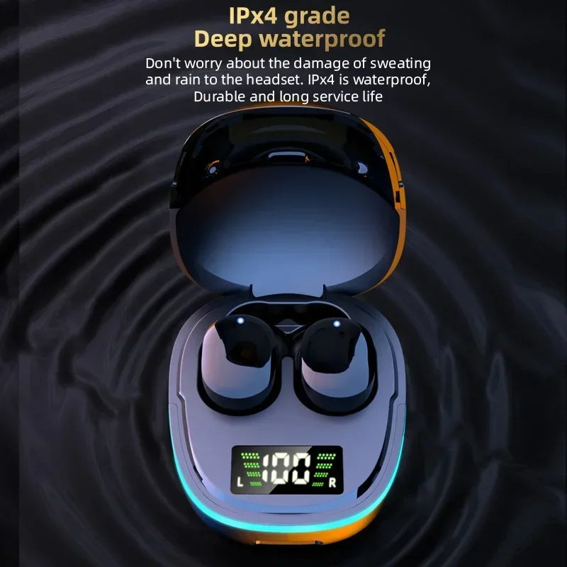 TWS G9S Bluetooth Earphones Wireless Headphones HiFi Headset Waterproof Noise Reduction Sports Earbuds With Mic For Smartphones