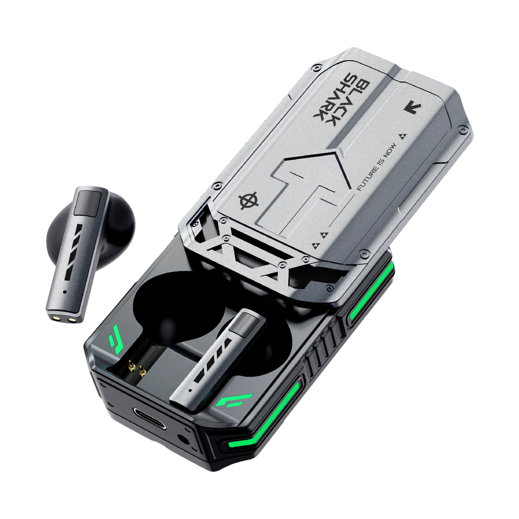 Black Shark T11 TWS Wireless Earbuds with Active Noise Cancellation, Bluetooth 5.3, 30 Hour Battery Life, RGB Light, Low Latency