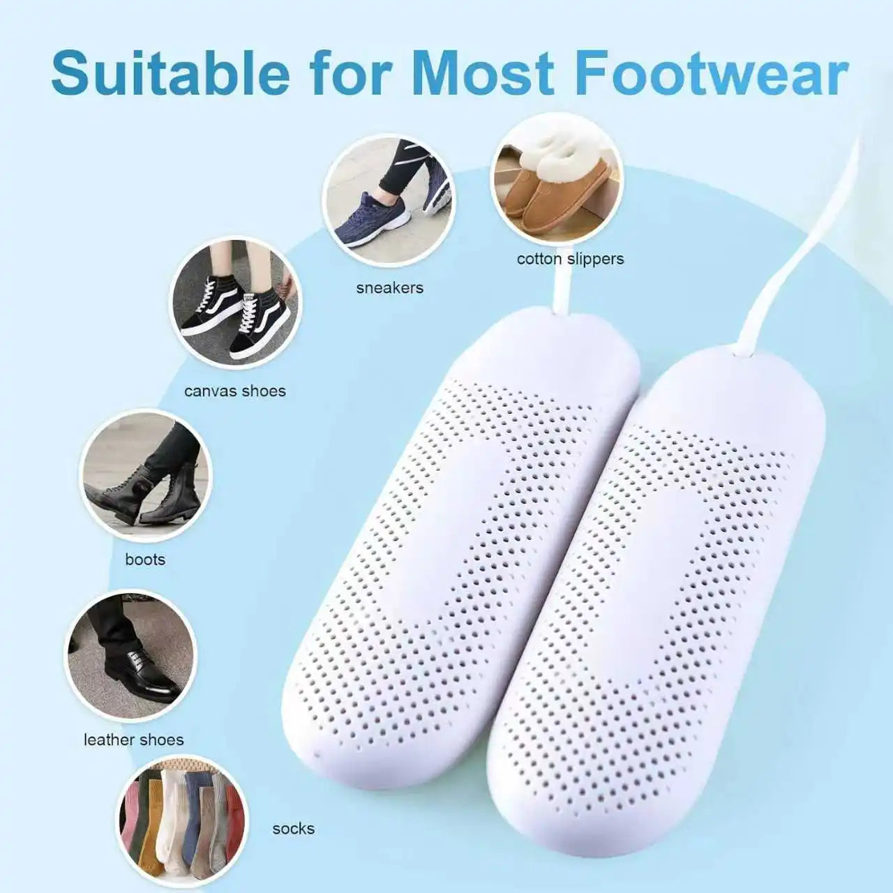 1 Smart Home Deodorizer, Foot Warmer, Shoe Dryer
