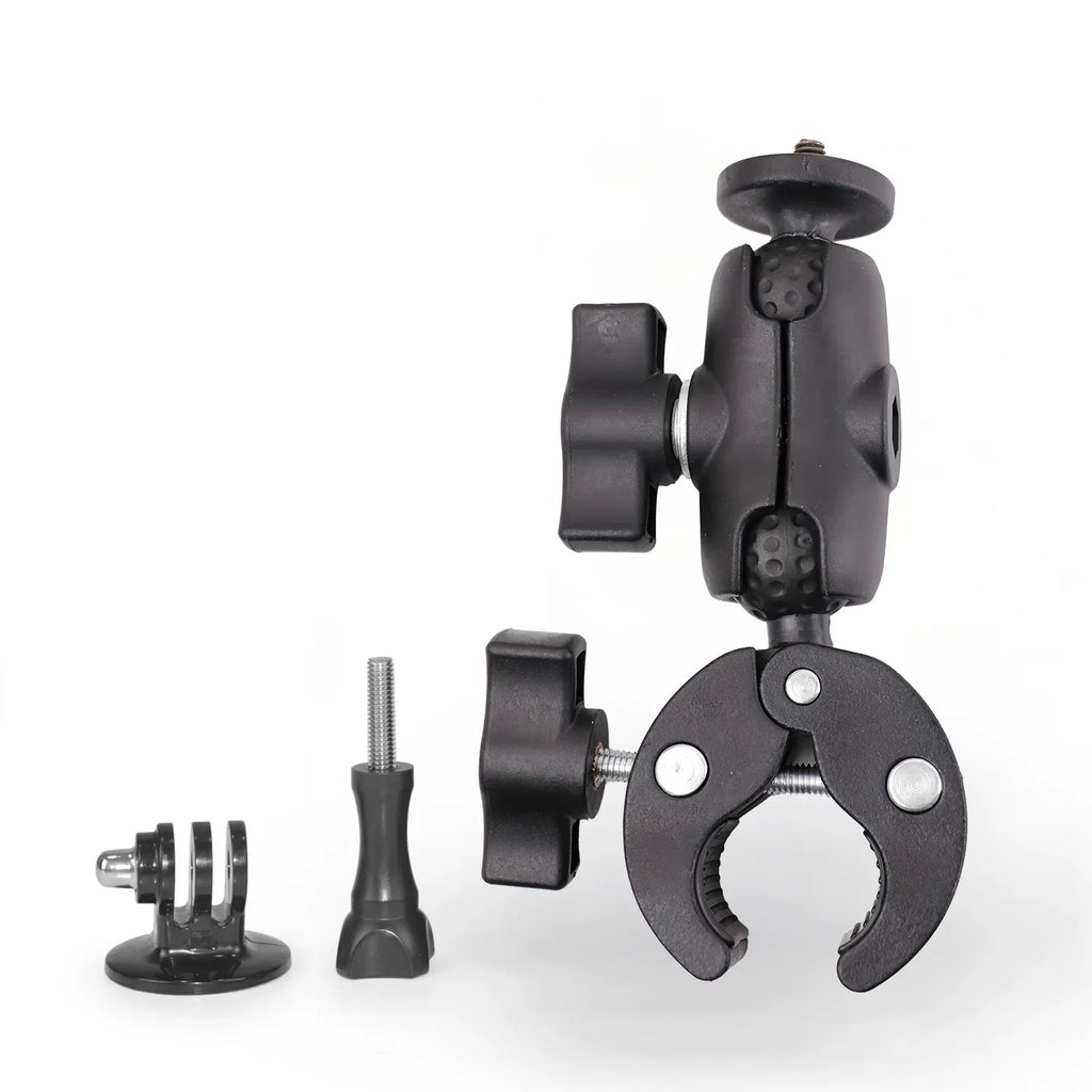 Panoramic sports camera motorcycle mount suitable for GoPro DJI Insta360 handlebar selfie stick fixing bracket accessories