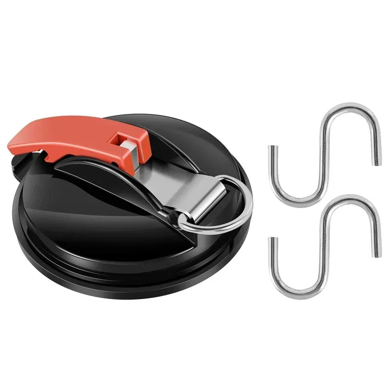 Suction Cup Anchor with Securing S Hook Awning Tents Car Tensioner Amagi