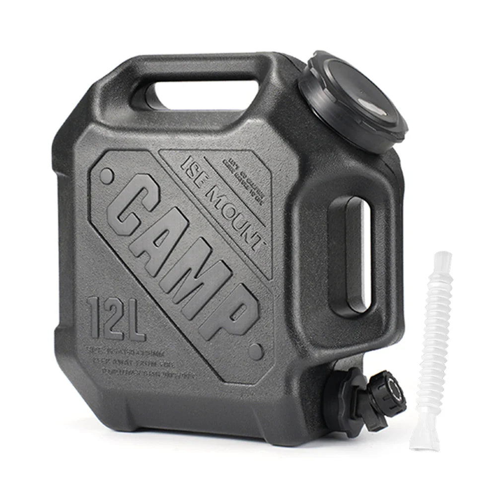 12L/10L Portable Camping Water Jug with Faucet Water Tank for Car Drinking Carrier Camping Large Capacity Water Storage Bucket