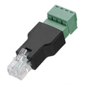 Ethernet Connector RJ11 6P4C Male to 4 Pin Screw Terminal Connector